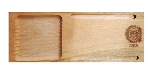 Plato Tabla Asado Premium Madera Eucalipto Por 5 Unidades