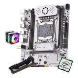 Kit Gamer Placa Mãe Q-d4 X99 White Xeon E5 2673 V3 64gb 