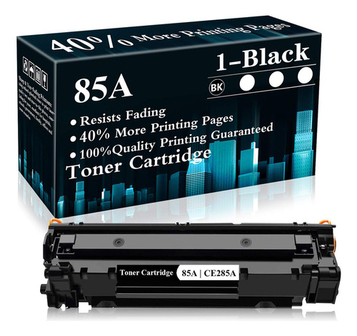 Cartucho De Toner 85a Para Impresoras Hp Laserjet Pro-negro