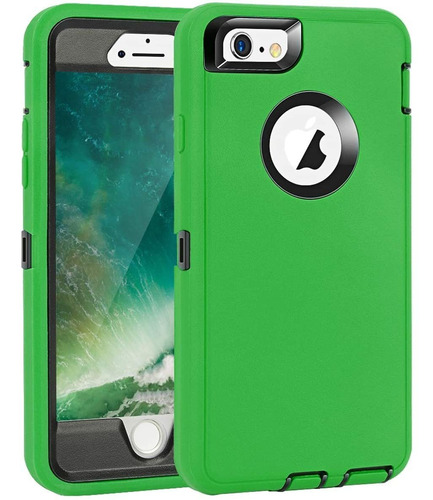 Funda Para iPhone 6 / 6s (4.7 ) +protector Pantalla Verde