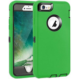 Funda Para iPhone 6 / 6s (4.7 ) +protector Pantalla Verde