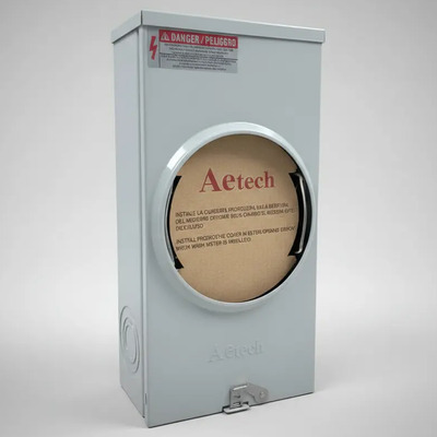 Base Para Medidor Aetech Aet-7100 100a 7 Terminales Aéreo