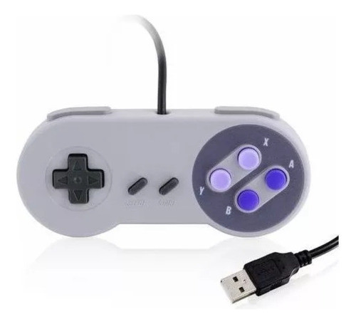 Controle Modelo Super Nintendo Usb Para Pc & Raspiberry 