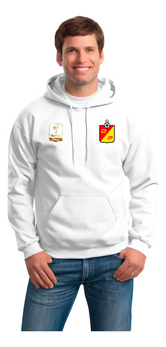 Buzo Hoodie Con Capota Pereira Liga Futbol Deportivo Correr