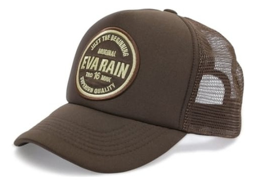 Gorra Trucker Retro Original Vintage Premium Eva Rain Marrón