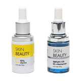 Combo Serum Skin Beauty Filler Ha + Vitamina C Hidratación