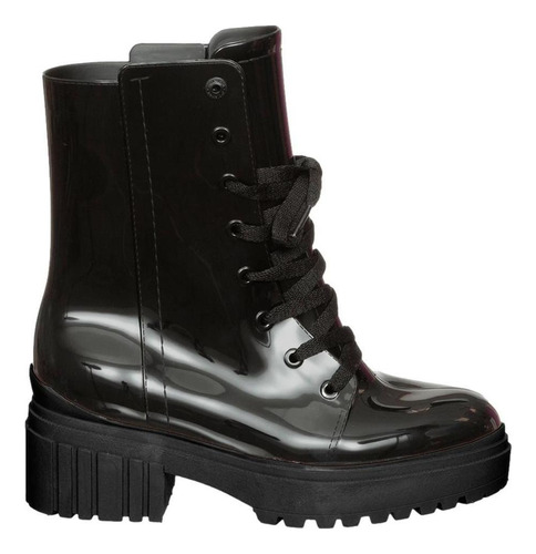 Bota Coturno  Petite Jolie Feminino Plataforma Tratorado