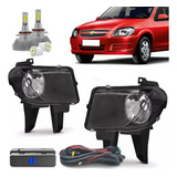 Kit Farol De Milha Celta Prisma 2012 2013 2014 2015 + Led