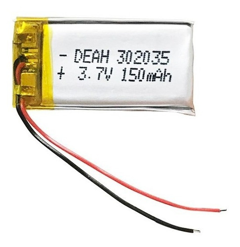 Bateria 3.7v 150mah 302035 35x20x3mm