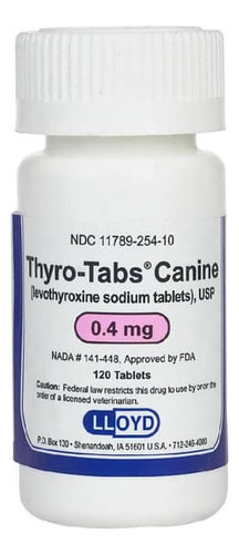 Thyro-tabs 0.4 Mg 120 Tab