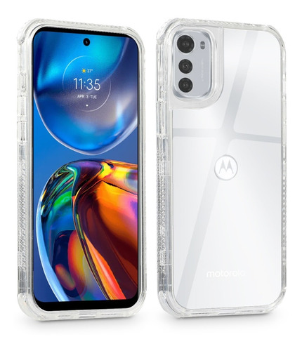 Funda Para Moto Motorola Uso Rudo Alto Impacto Transparente