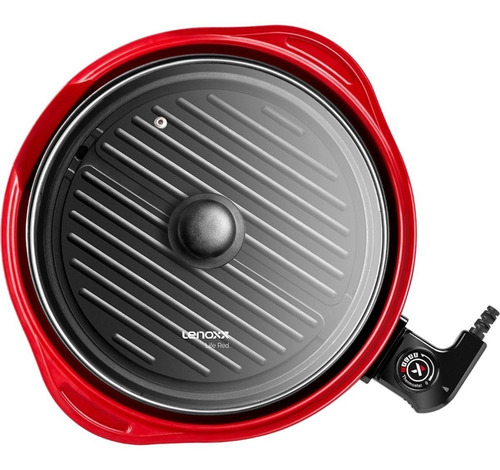 Grill Multifuncional Life Red 30cm Lenoxx Pgr159 220v Cor Vermelho Frequência 60hz