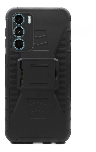 Funda Case Moto + Mica Completa Rudo Clip Protector Motorola