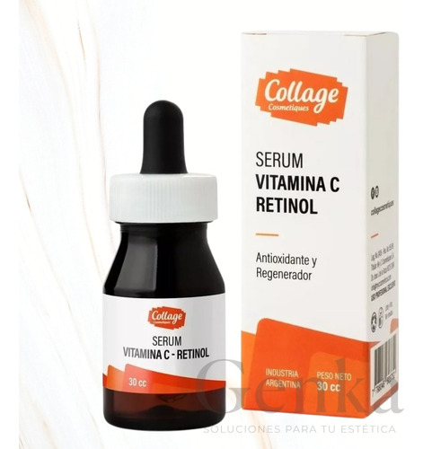 Serum Vitamina C Y Retinol Antioxidante 30cc Collage 