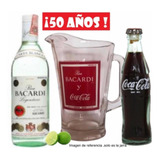 Jarra Nueva Ron Bacardi Y Coca Cola De 1971 Original