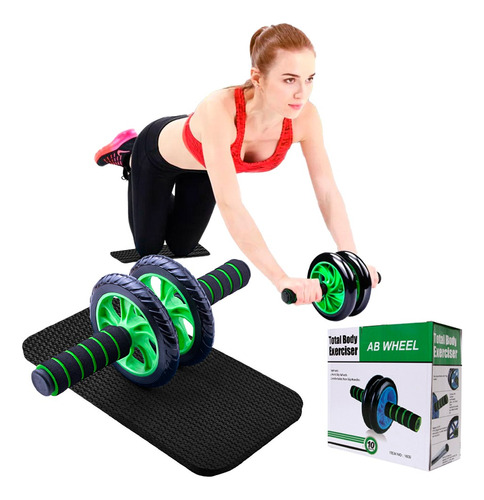 Rueda Abdominal Doble Entrenamiento Fitness Ejercicio Gim