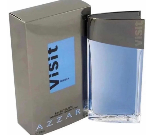 Perfume Azzaro Visit 100ml Original +amostra Sem Juros