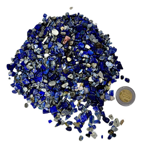 Cuarzo Confeti Pulido De 4mm 1cm Lapislazuli 700gr Premium