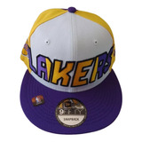 Gorra Lakers Nba Letra Grande Amarillo 9fifty Snapback 