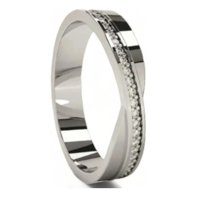 Anillo Boda En Plata Sterling, Una Argolla A Elegir. Color Dama Talla 8