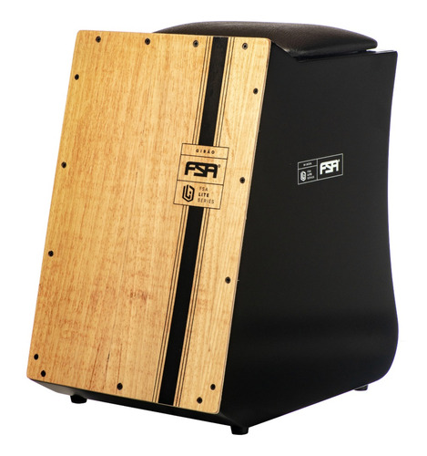 Cajon Fsa Gibão Lite Gb Ltg-01 Preto Bk Elétrico