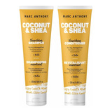 Hydrating Coconut Oil & Shea Butter Shampoo Y Acondicionador 250ml 2pack Por Marc Anthony True Professional