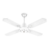 Ventilador Techo Abon Garden Bex444mb Melamina Blanca 4 Pala