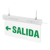 Cartel Luminoso Led Salida Izquierda Macroled - Stg