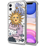 Funda Transparente Para iPhone 11 2019 Diseno De Luna Y Sol