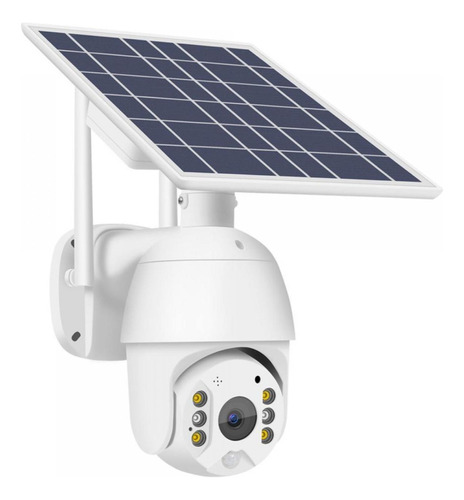 Camara Seguridad Domo Panel Solar 4g Ptz Rural Urbano 360°