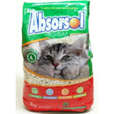 Piedras Sanitarias Gatos Absorsol 3.6k X 6unidades