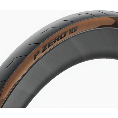 Llanta Pirelli P Zero Race Tlr Classic 700x26 Tubeless Color Negro\u002FCafé | Meses sin interés