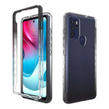 Funda Protector Uso Rudo 360° Para Motorola G60 + 2 Micas