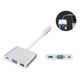 Docstantion Thunderbolt Usb 3.1 Tipo C Vga 4k iMac Mac Fhd