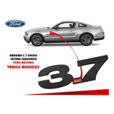 Emblema Izquierdo Ford Mustang 3.7 Negro 