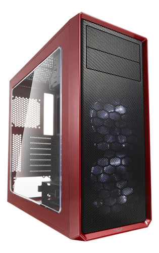 Gabinete Fractal Design Focus G Rojo Atx