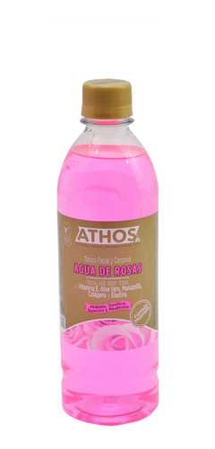 Agua De Rosas Athos - Tónico Aloe Colágeno Elastina × 500ml