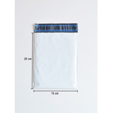 500 Unid Envelope De Segurança C/saco Plástico Bolha 15x20cm