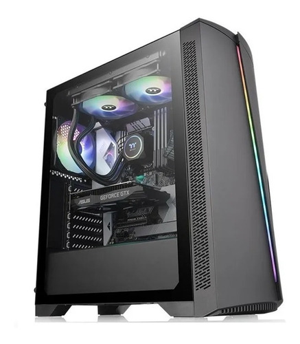 Gabinete Thermaltake Rgb Gamer H350 Tg 1 Fan Atx Pcreg