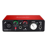 Interfaz De Audio Focusrite Scarlett Solo 2nd