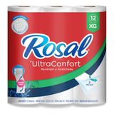 Papel Higienico Rosal Ultra Confort X 12 Und
