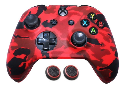 Funda Silicona Camu Joystick Xbox One Series S +2 Cubregrips