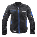 Jaqueta Motoqueiro Impermeável Ims Street Road Preto Azul