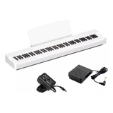 Piano Digital Yamaha P225 Branco 88 Teclas Portátil P225 Wh