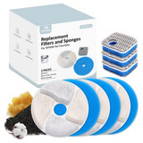 Petcado Filtros De Fuente De Agua Para Gatos, 3 Paquetes De