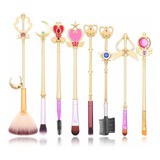 Lindo Sailor Moon Set De Brochas De Maquillaje Regalo Creati