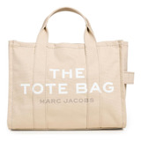 Marc Jacobs Bolso Tote Mediano The Canvas Para Mujer, Beige,