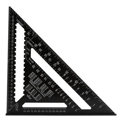 Escuadra Rapida Universal Aluminio 30cm 12pulgadas Escala Grabada Para Carpintero escuadras de metal escuadras profesionales | MercadoLibre