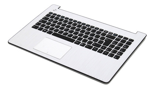 Teclado Completo Notebook Noblex N15w1 Bezel Blanco