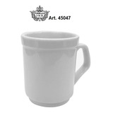 Taza Jarrito Americano Cappuccino Porcelana Tsuji 450 Blanca